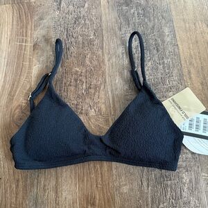 VIX Paula Hermanny Luli black bikini top New Small